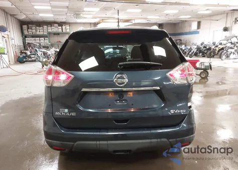 2016 Nissan Rogue Sv from USA, damaged, VIN KNMAT2MV3GP658829